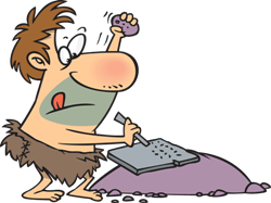 "Barney está escribiendo una carta a Fred."