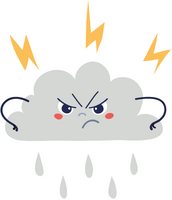 an angry cloud