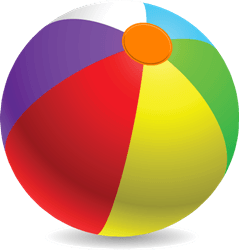 pelota de colores