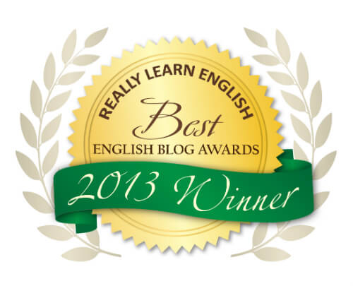 Best English Blog Awards 2013 WINNER