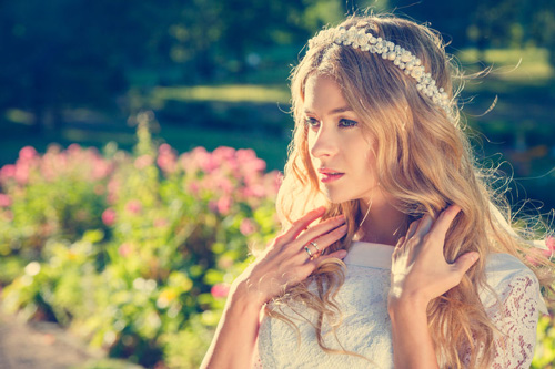 Bride with Wedding Tiara