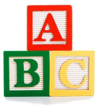 ABC wooden blocks