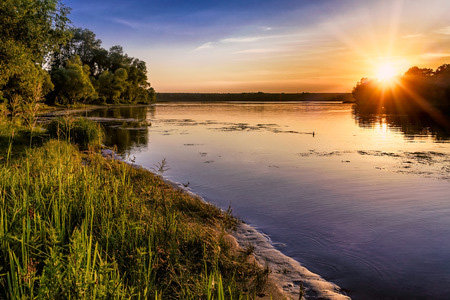 Dnieper river in Kiev