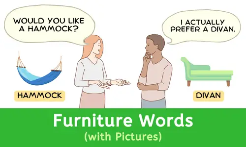 Furniture Words (with Pictures)