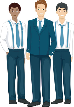 men in official clothes