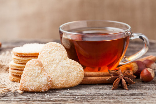 Heart shaped cookies