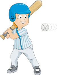 A strike in baseball is when a batter swings and misses the ball.