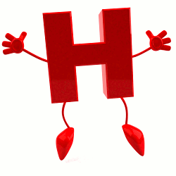 the letter h