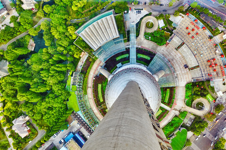 Office skyscraper, Shanghai, China