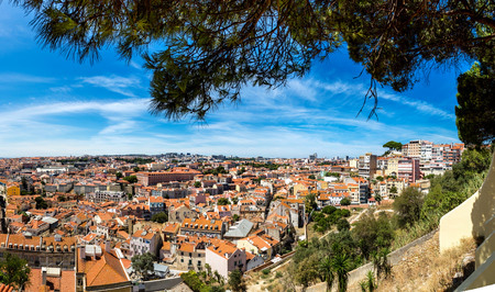 Panoramic view of Lisbon, Portugal