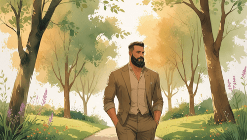 a guy at the park