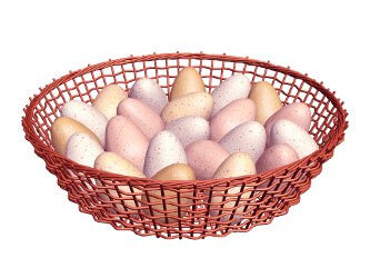 eggs in a basket