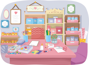 a stationery store