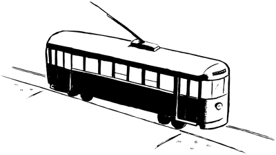 A tram