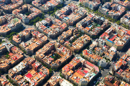 Typical buildings of Barcelona