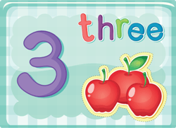 three apples