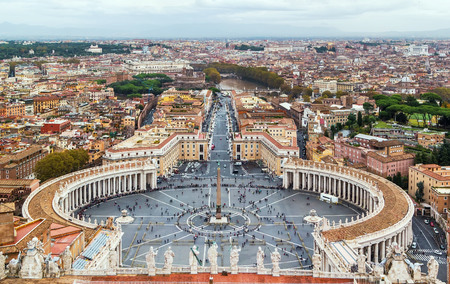 View from St. Peter Square and Rome