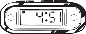 A digital watch