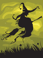 Witch On a Broomstick