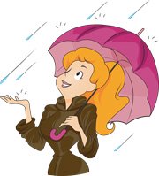 Raining outside