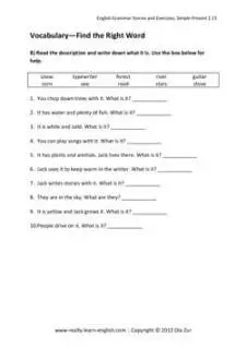 Simple Tenses