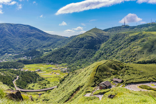 Yangmingshan national park in Taiwan